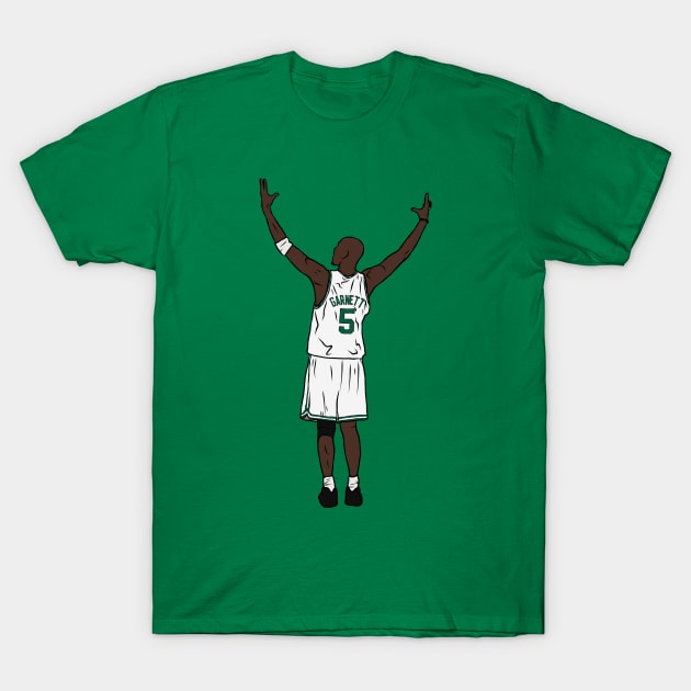 Kevin Garnett Embrace the Crowd T-Shirt by rattraptees